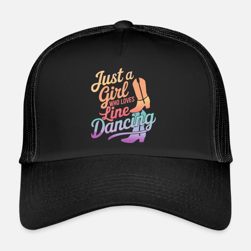 Line Dancing Dancing Dancers Trucker Cap
