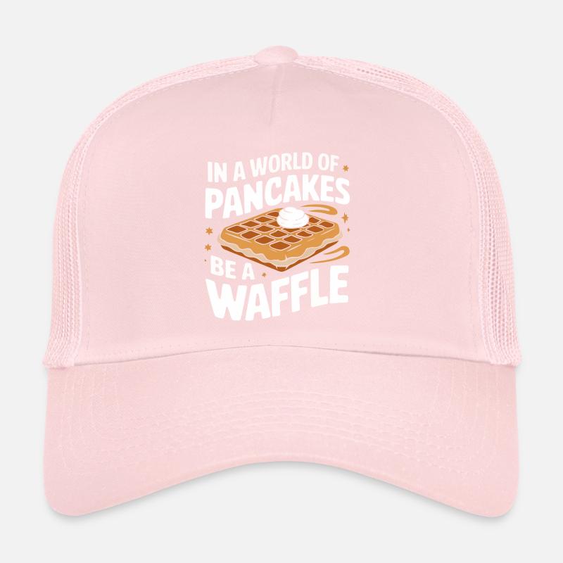 Gaufres Bonbons pour le petit-déjeuner Casquette trucker 