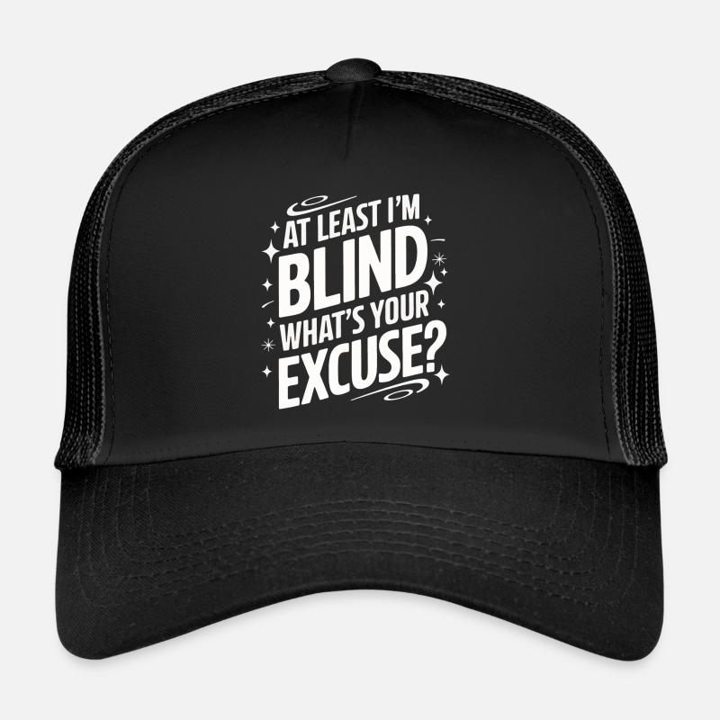 Blinde Blindheit Sehbehinderte Menschen Trucker Cap
