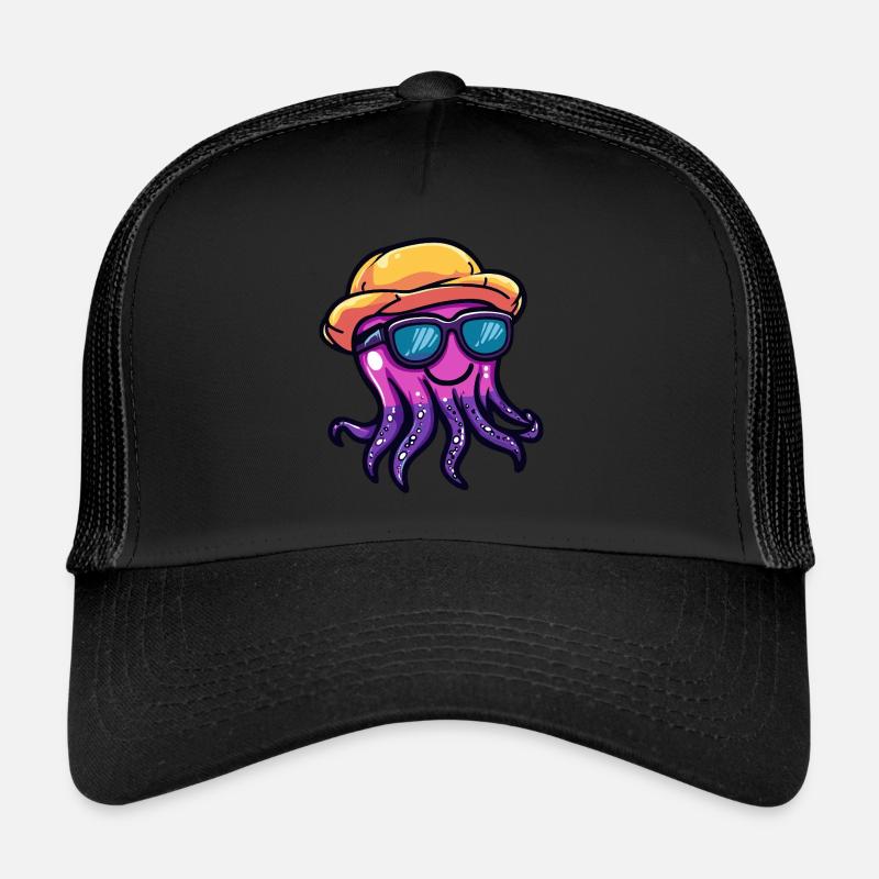 Méduse Funny Summer Casquette trucker 