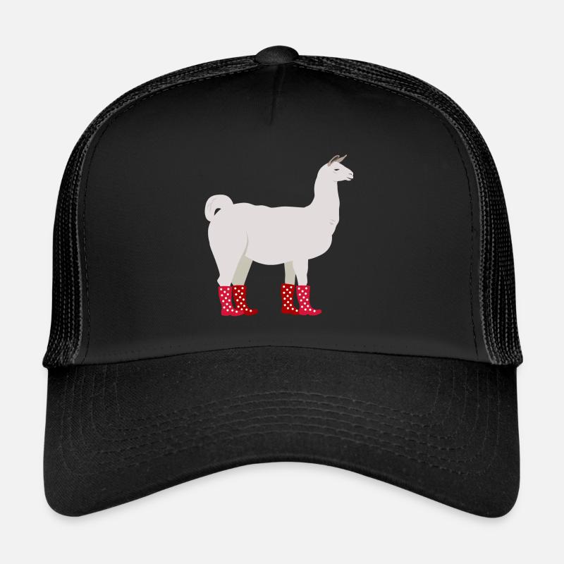 Bottes en caoutchouc d'alpaga Casquette trucker 