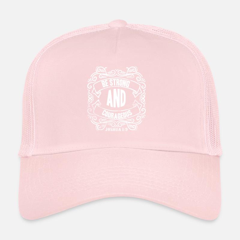 Joshua Be Strong and Courageous Geschenkidee Trucker Cap