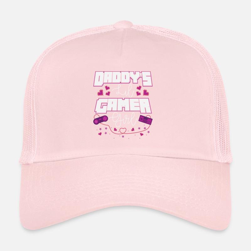 Gamer Girl Gaming Zocker Controller Nerd Gift Casquette trucker 