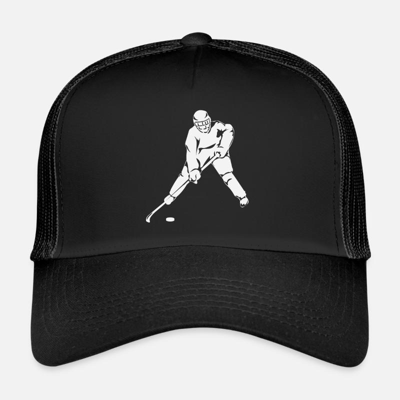 Ice hockey player - Trucker Cap - black/black