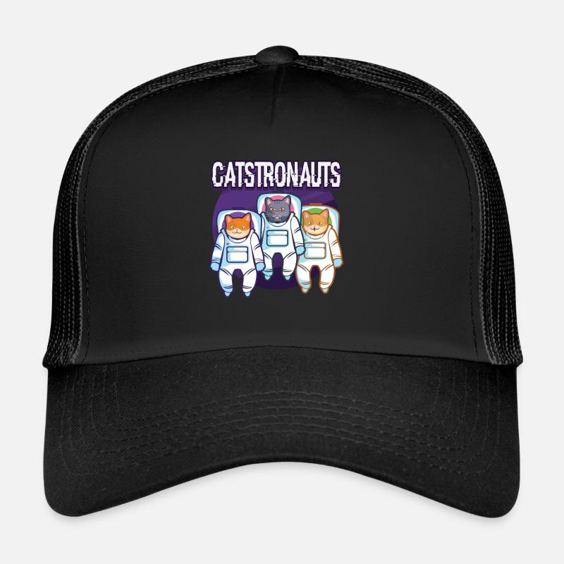 Coffret cadeau astrologue astronaute astronaute chats Casquette trucker 