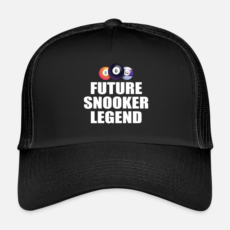 future snooker legend snooker billiard table Trucker Cap