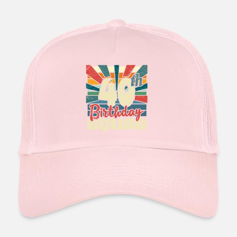 40th Birthday Trucker Cap