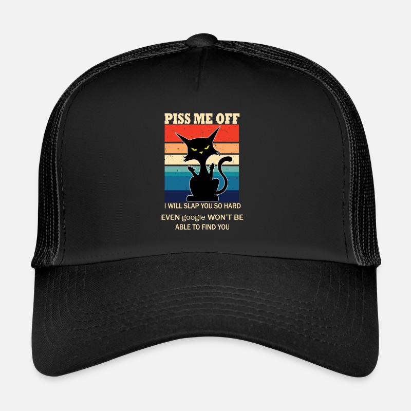 Piss mich ab, ich werde dich so hart schlagen Trucker Cap