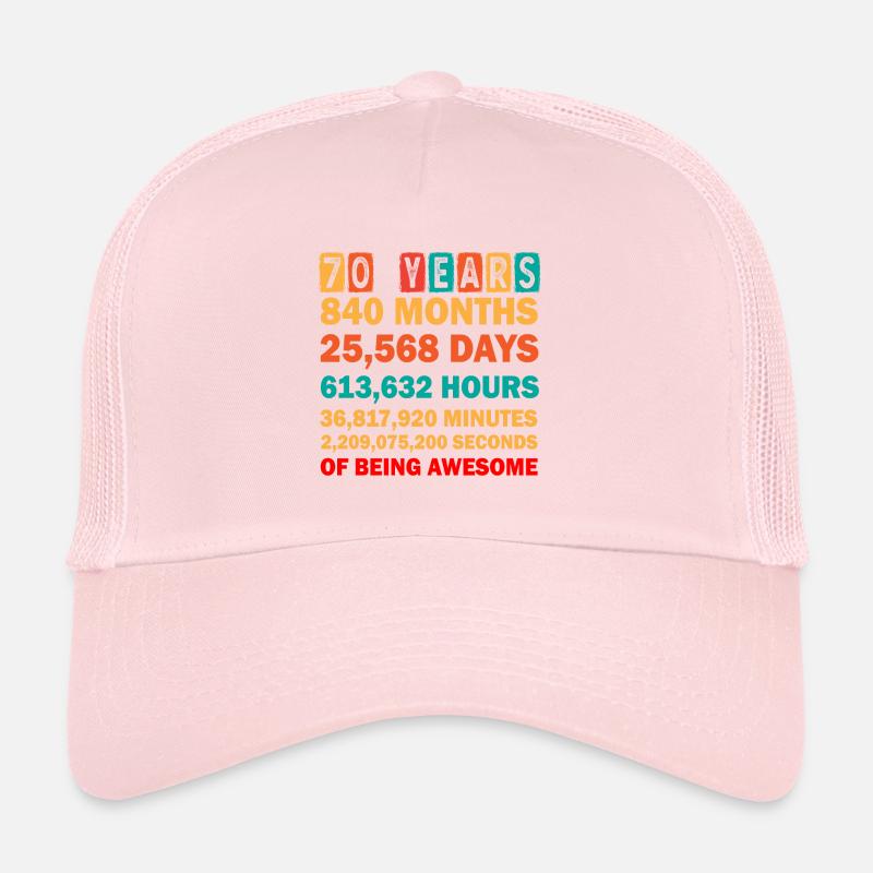 70e anniversaire Casquette trucker 