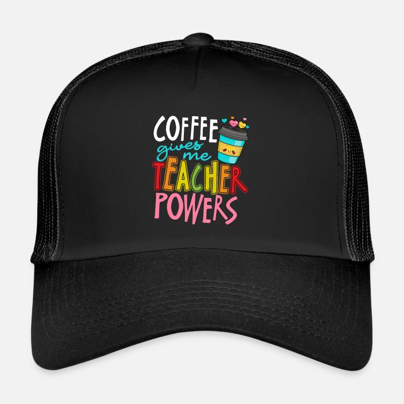 Café enseignant enseignant Casquette trucker 