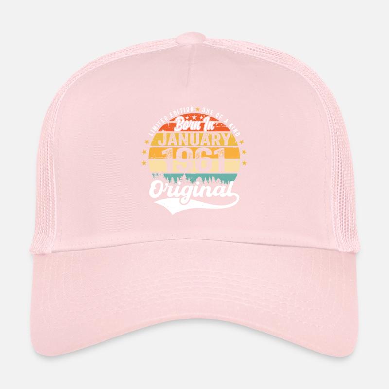 Les Legends sont nés en janvier 1961 Casquette trucker 