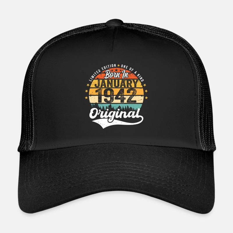 Les Legends sont nés en janvier 1942 Casquette trucker 