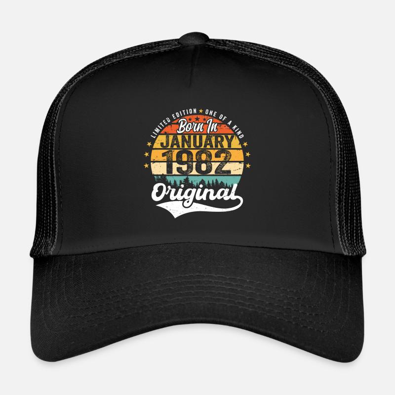 Les Legends sont nés en janvier 1982 Casquette trucker 