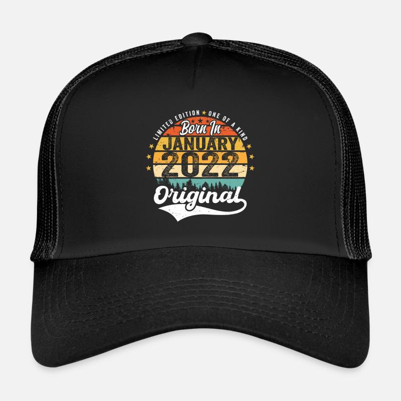 Les Légendes sont nées en janvier 2022 Casquette trucker 