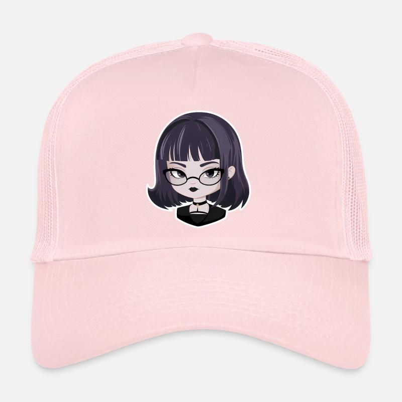 Fille gothique d’anime Casquette trucker