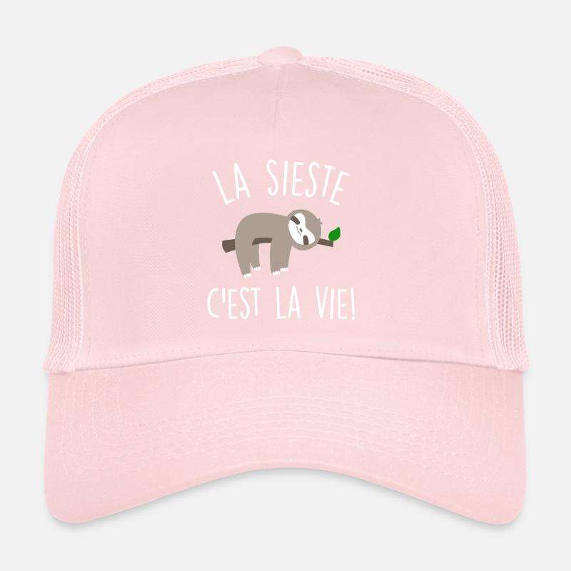 La sieste c'est la vie! Casquette trucker 