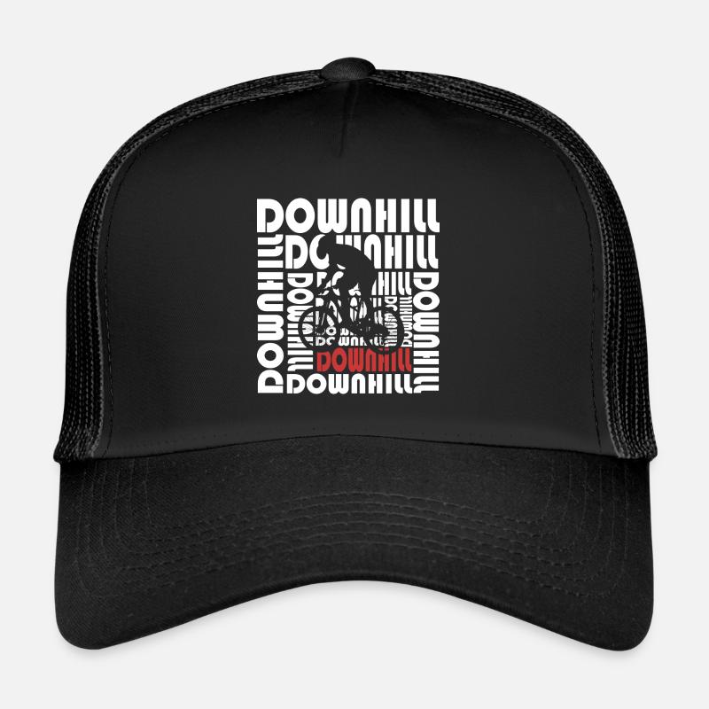 Downhill - Trucker Cap - Schwarz/Schwarz