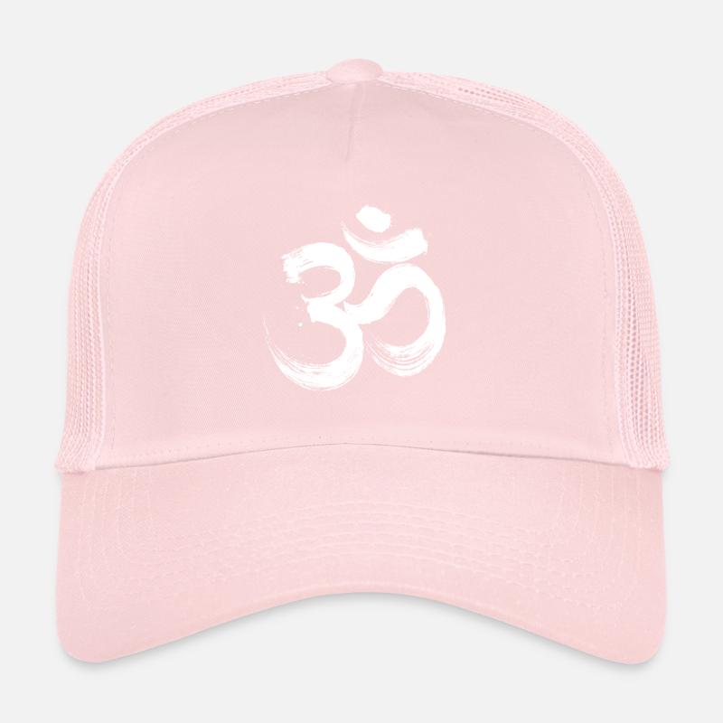 Om signe blanc Casquette trucker 