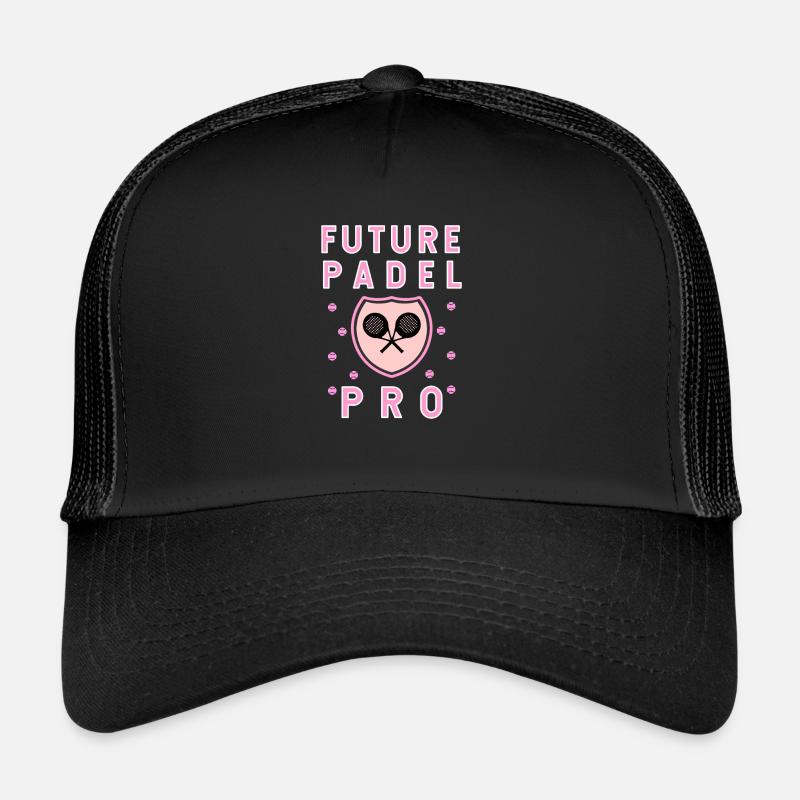 Future Padel Tennis Pro - Trucker Cap - black/black