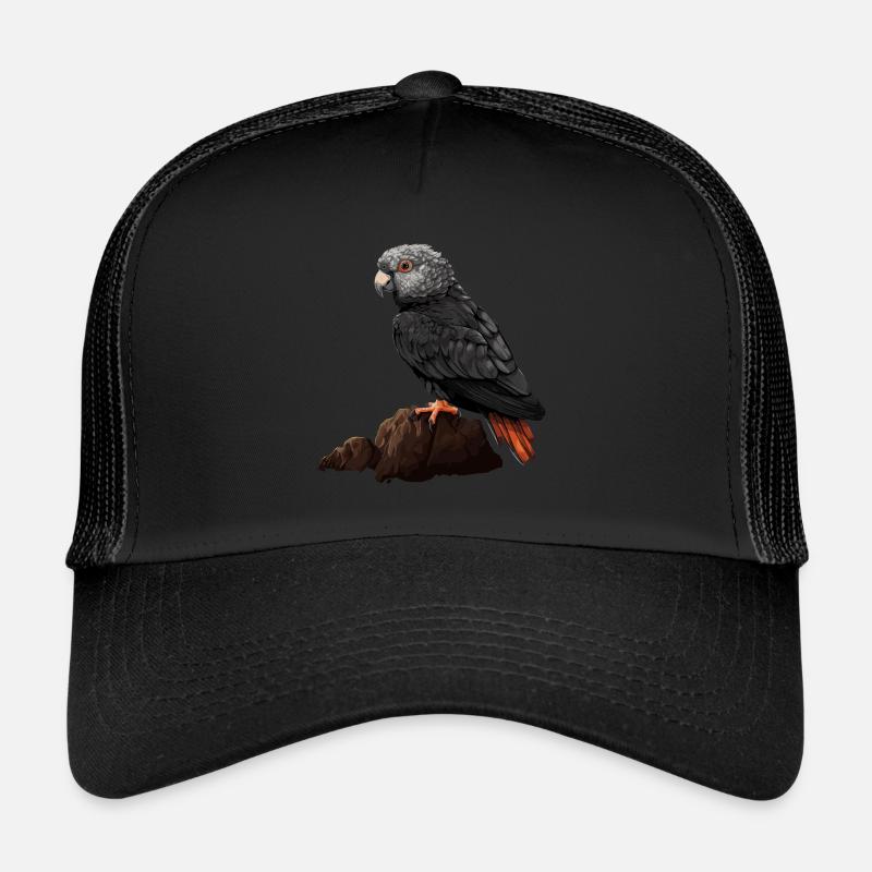 Bébé perroquet Oiseau Ara Perroquet gris Casquette trucker 