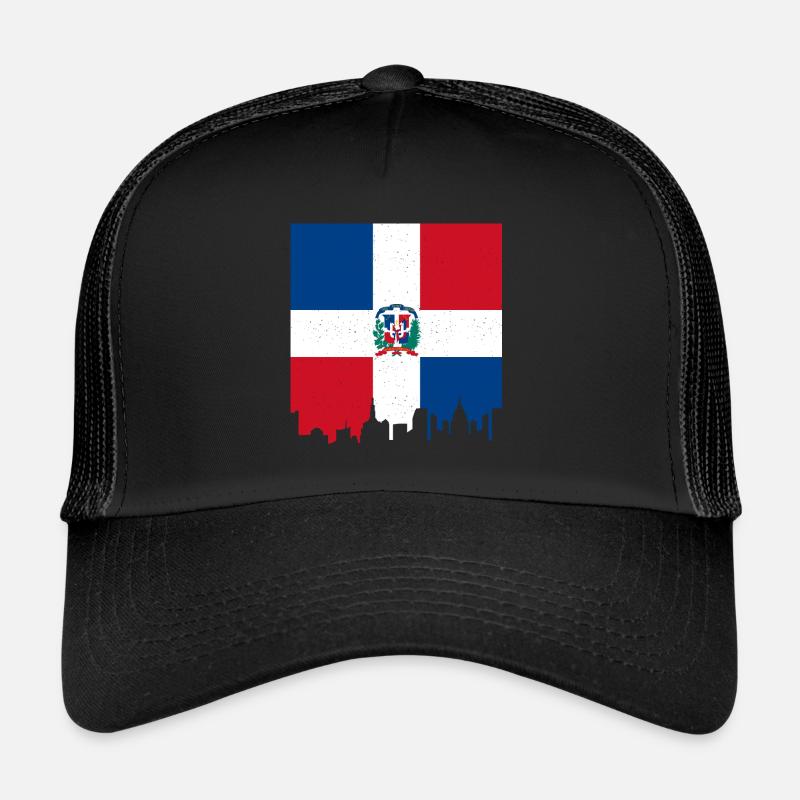 République dominicaine drapeau Dom Rep drapeau Voyage Casquette trucker 