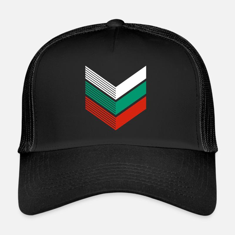 Drapeau de la Bulgarie Drapeau bulgare Sables d’or Casquette trucker 