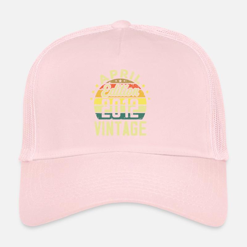 Millésime Avril 2012 - Cadeau Anniversaire 2012 Casquette trucker 