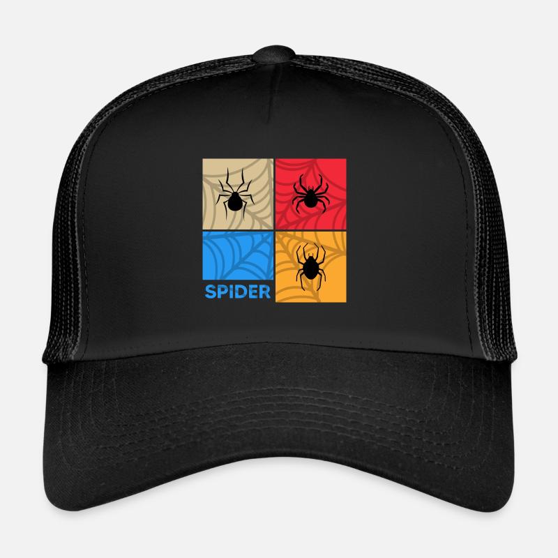 spider retro toile d’araignée networker arachnoidea Casquette trucker 