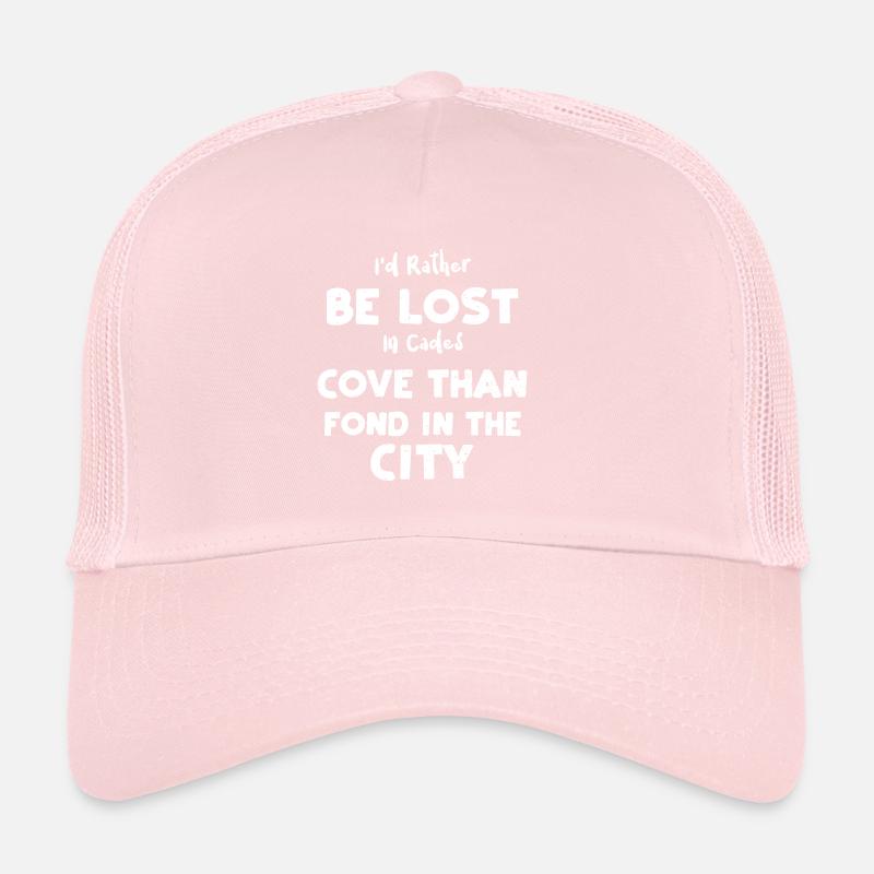 Je préfère être perdu à Cades Cove... Casquette trucker 