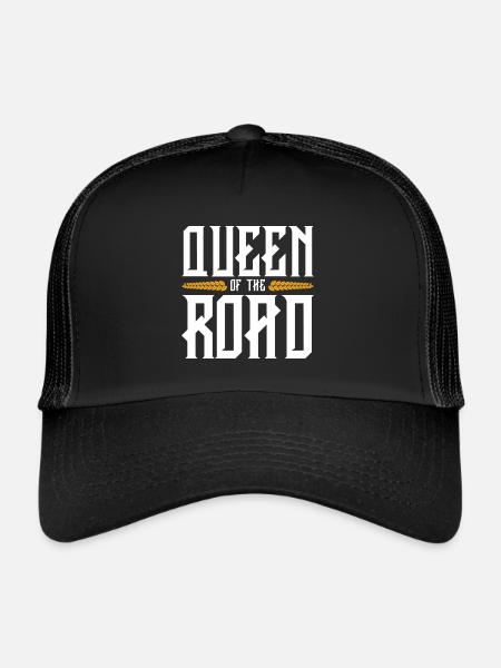 Reine des camionneurs - Casquette trucker  - noir/noir - Devant