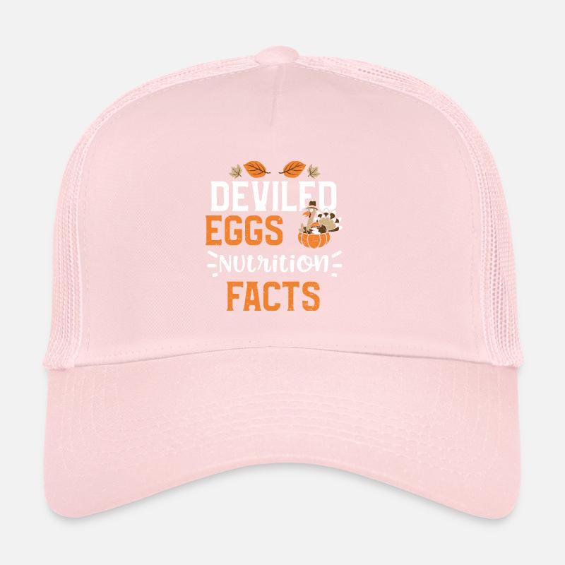 Deviled Eggs Nutrition Facts Trucker Cap