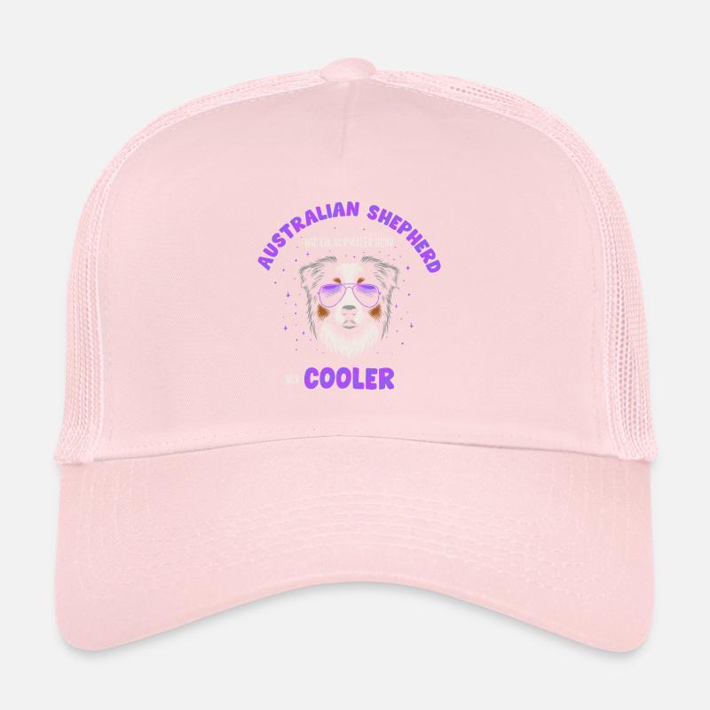 Aussie - comme un chien normal, mais violet plus froid Casquette trucker 