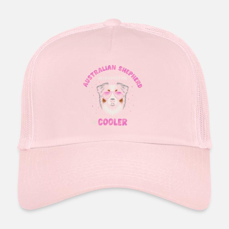 Aussie - comme un chien normal, mais rose plus froid Casquette trucker 