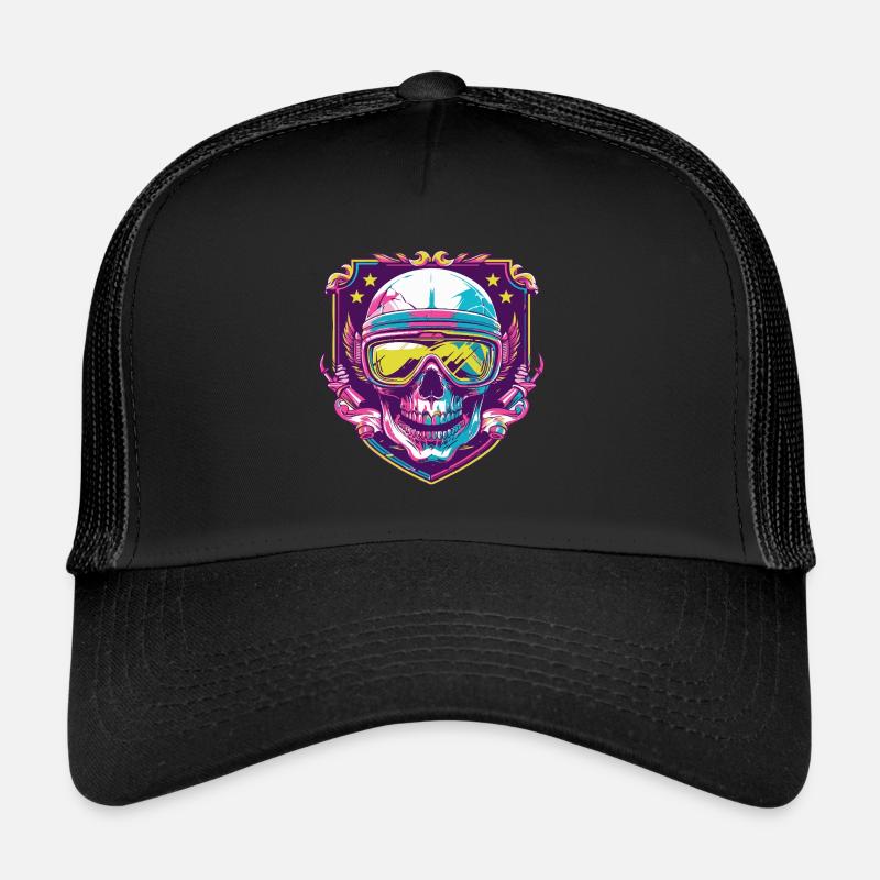 Ski Ski Masques Skull Casquette trucker 
