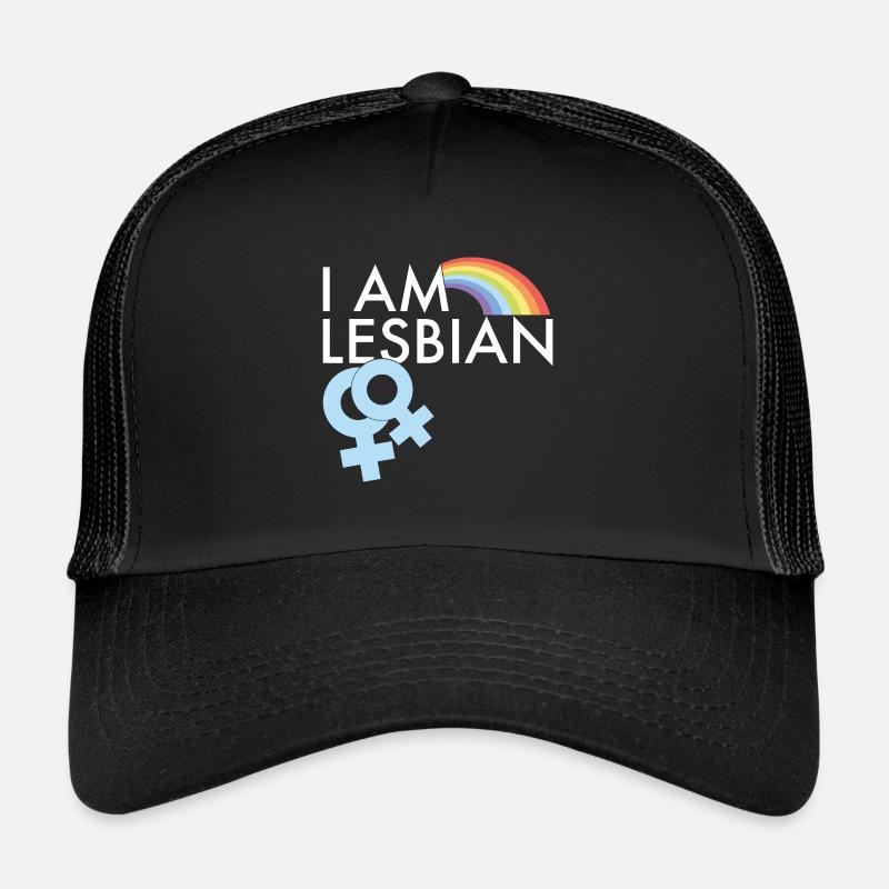 Je suis lesbienne Casquette trucker 