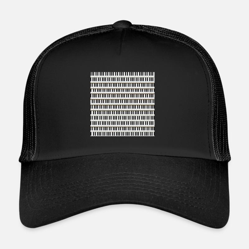 Piano keyboard Trucker Cap