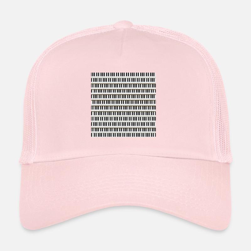 Piano keyboard Trucker Cap