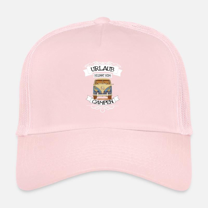 Les vacances commencent à camper Casquette trucker 