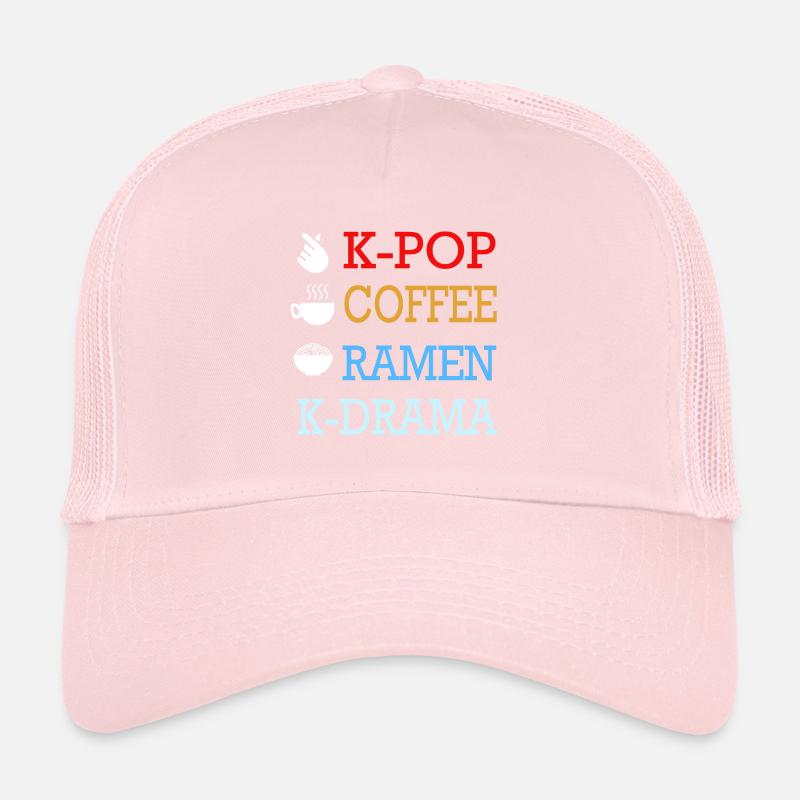 K-Pop Café Korea Pop Kdrama Kpop Corée Casquette trucker 