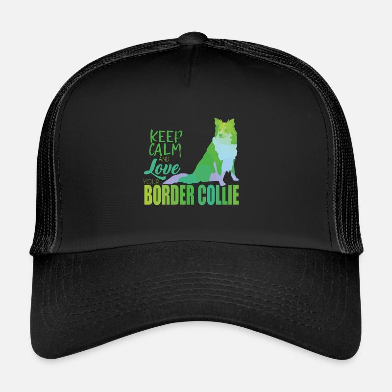 Border Collie Casquette trucker 