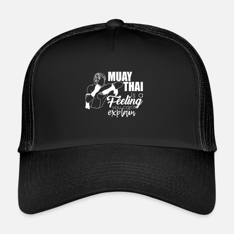 Muay Thai - Trucker Cap - Schwarz/Schwarz