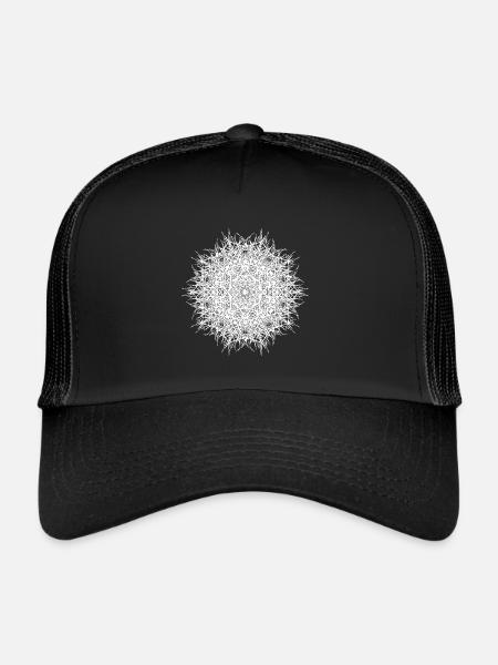 Oriental District Mandala - Trucker Cap - black/black