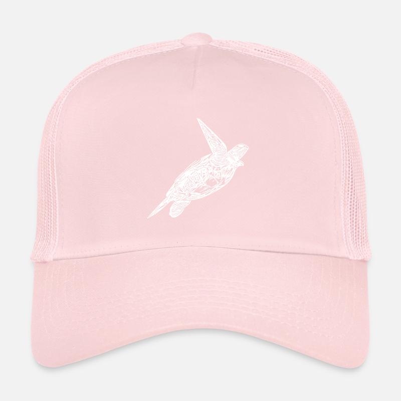 Vintage turtle on surface Trucker Cap