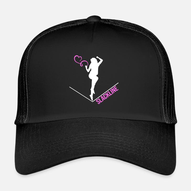 slackline slacken corde acrobate artiste équilibre Casquette trucker 