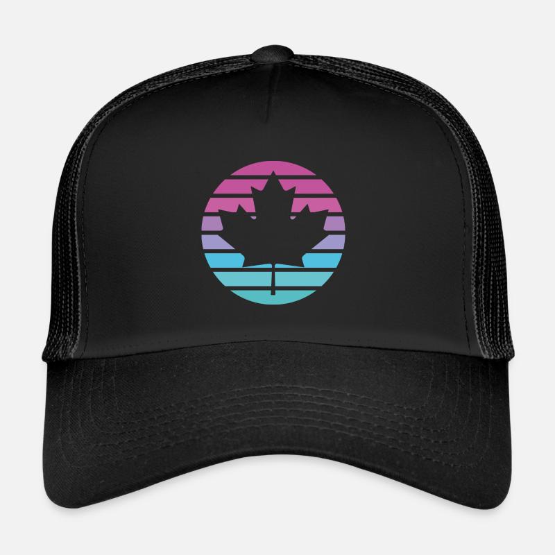 Kanada - Trucker Cap - Schwarz/Schwarz
