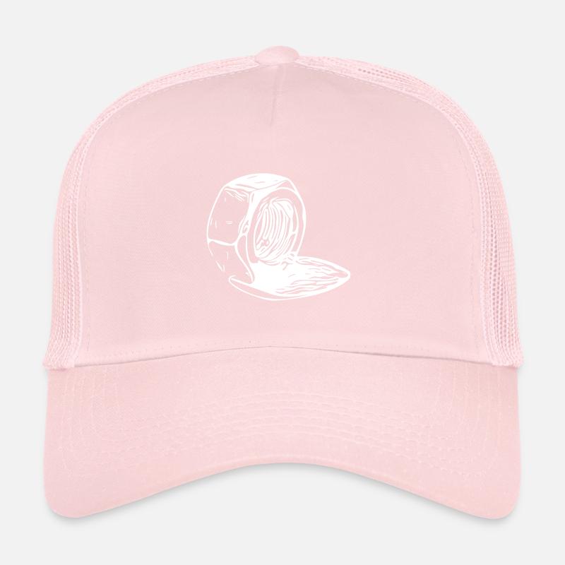 Écrou à vis fondu verticalement Casquette trucker 