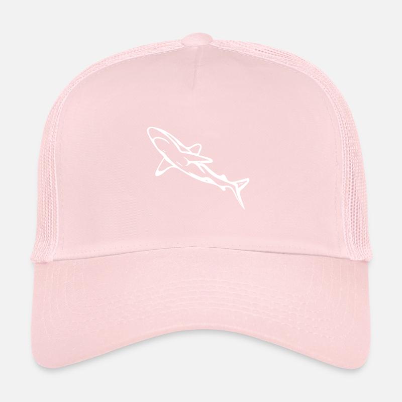 Élégant requin d’eau profonde Casquette trucker 