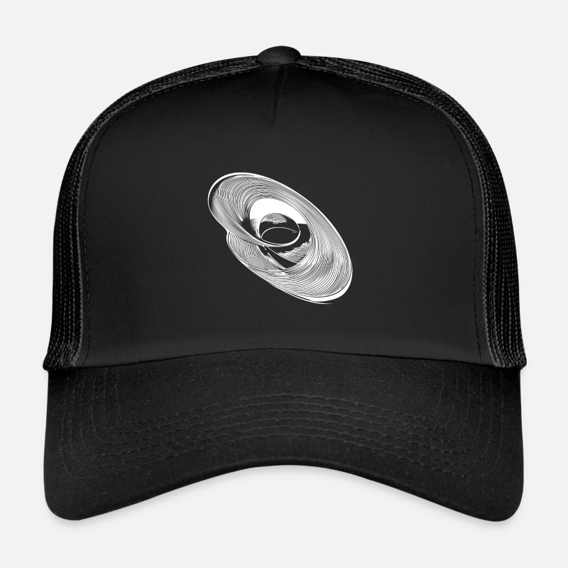 Geometric Circle Ellipses Parabolas Lines Trucker Cap