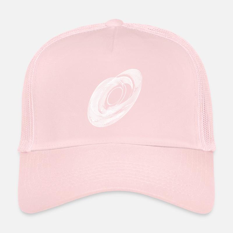 Geometric Circle Ellipses Lines Trucker Cap