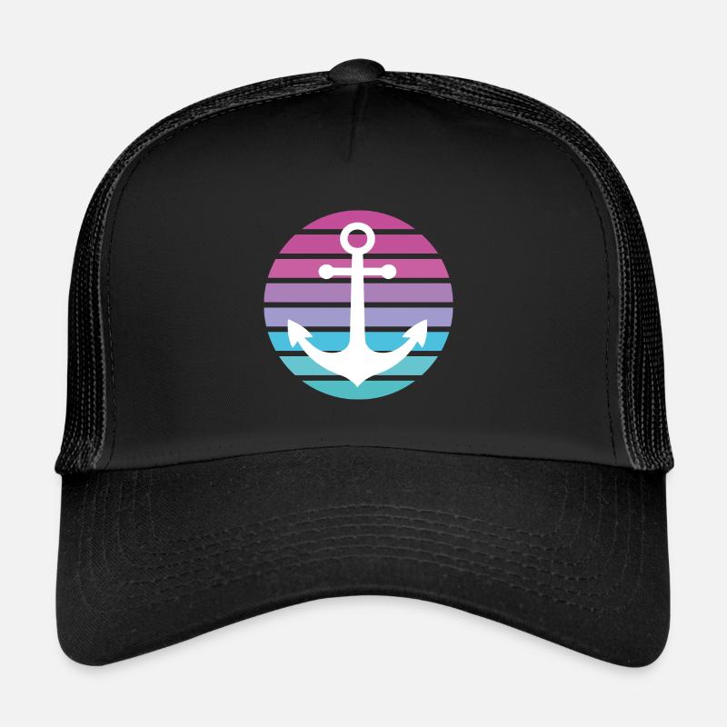 Ancre solaire rétro Casquette trucker 